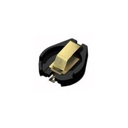 1 pcs : 1081TR - Coin Cell Battery Holders Coin Cell holder 1061Gold plate