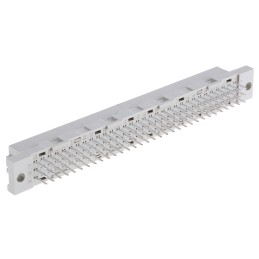1 pcs - TE Connectivity Eurocard 96 Way 2.54mm Pitch, Type C Class C2, 3 Row, Straight DIN 41612 Connector, Socket