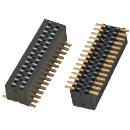 1 pcs - Samtec CLE Series Straight Surface Mount PCB Socket, 24-Contact, 2-Row, 0.8mm Pitch, Solder Termination