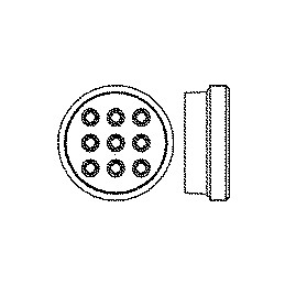 1 pcs - CPC Connector Seal Seal, Shell Size 13