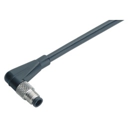 1 pcs - Binder Right Angle Male 4 way M5 to Unterminated Sensor Actuator Cable, 2m