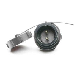 1 pcs - RS PRO Circular Connector, 2 Contacts, Panel Mount, Plug, Male, IP67