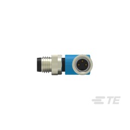 1 pcs - TE Connectivity Right Angle Female, Male 3 way M8 to Straight 3 way M8 Sensor Actuator Cable, 500mm