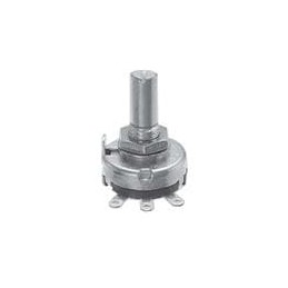 1 pcs : CRV16-00-102 - Potentiometers 220 degree electrical angle, .25 W, 1 kOhm resistance, sensing single turn conductive plas