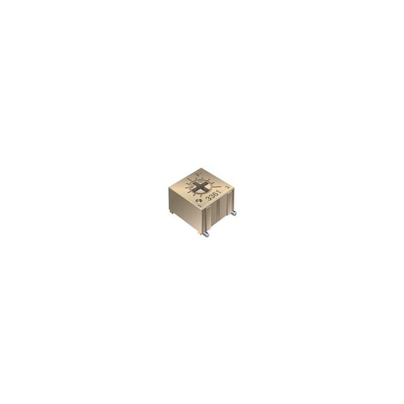 1 pcs : 3361S-1-503GLF - Trimmer Resistors - SMD 1/4' SQ 50K 10% 0.5WATTS