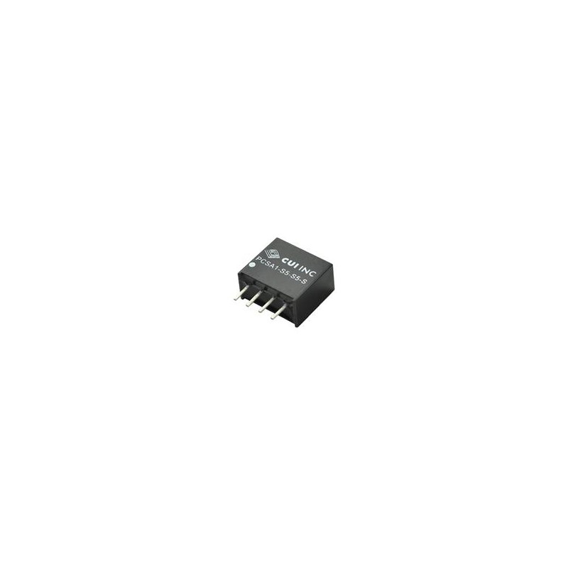1 pcs : PCSA1-S12-S5-S - Isolated DC/DC Converters - Through Hole 10.8-13.2Vin 5Vout 200mA 1W Iso SIP