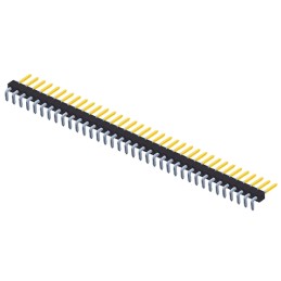 100 pcs - Amphenol Communications Solutions BergStik Series Right Angle Through Hole Pin Header, 36 Contact(s), 2.54mm Pitch, 1