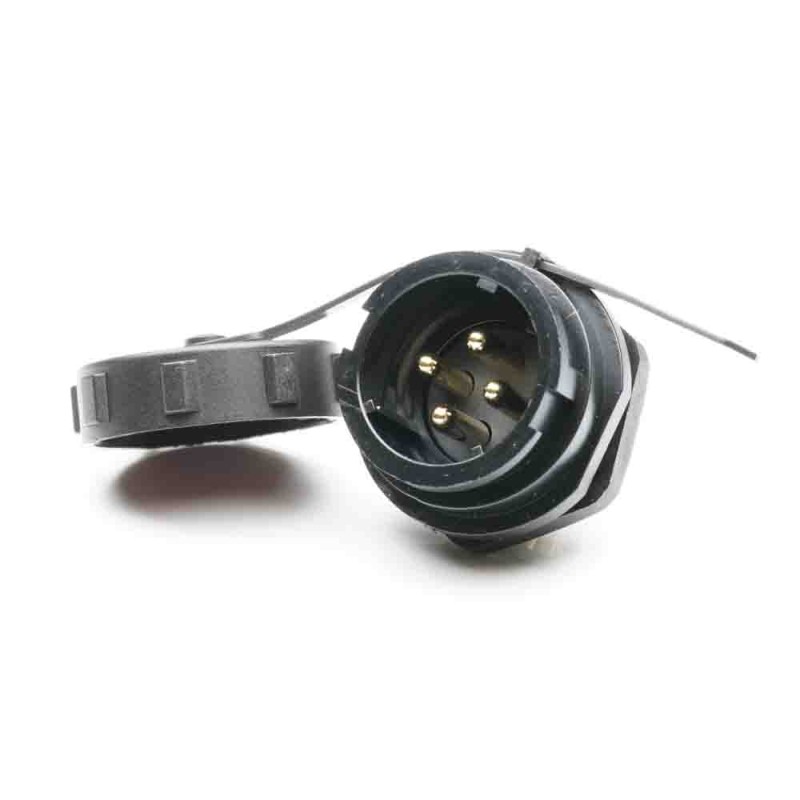 1 pcs - RS PRO Circular Connector, 4 Contacts, Panel Mount, Plug, Male, IP67