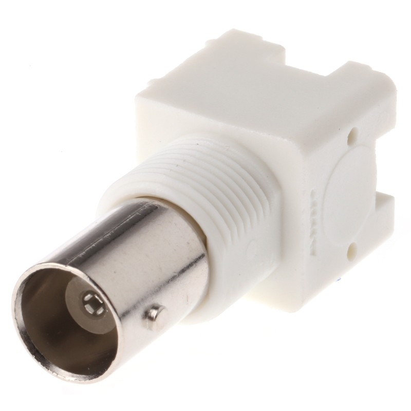 1 pcs - TE Connectivity, jack PCB Mount BNC Connector, 50Ω, Through Hole Termination, Right Angle Body
