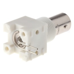 1 pcs - TE Connectivity, jack PCB Mount BNC Connector, 50Ω, Through Hole Termination, Right Angle Body