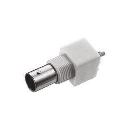 1 pcs - TE Connectivity, jack PCB Mount BNC Connector, 50Ω, Through Hole Termination, Straight Body