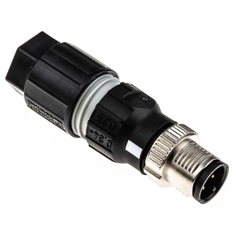 1 pcs - Phoenix Contact Circular Connector, 4 Contacts, M12 Connector, Plug, Male