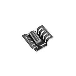1 pcs : 6237BG - Heat Sinks Hat Section Heat Sink w/Clip for TO-220, Horizontal, 25 Degree C/W, Black