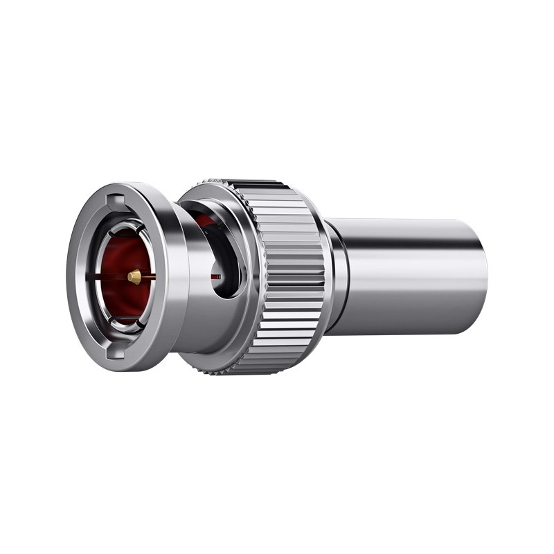 1 pcs - Telegartner Plug Cable Mount BNC Connector, Straight Body