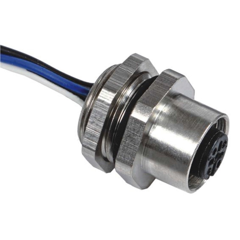 1 pcs - RS PRO Circular Connector, 4 Contacts, M12 Connector, Socket, Female, IP67