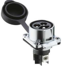 1 pcs - Lumberg Circular Connector, 2 Contacts, Cable Mount, Plug, IP67, 02 Series