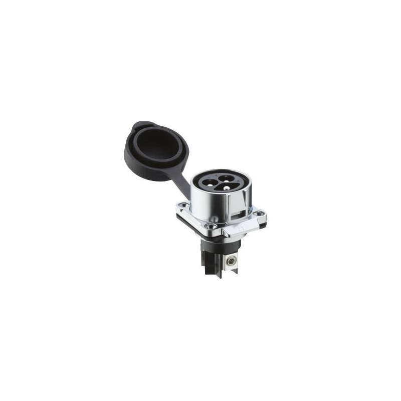 1 pcs - Lumberg Circular Connector, 2 Contacts, Cable Mount, Plug, IP67, 02 Series