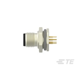 1 pcs - TE Connectivity Circular Connector, 8 Contacts, Front Mount, M12 Connector, Plug, Male, IP67