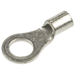 100 pcs - TE Connectivity, SOLISTRAND Uninsulated Crimp Ring Terminal, M4 Stud Size, 0.26mm² to 1.65mm² Wire Size
