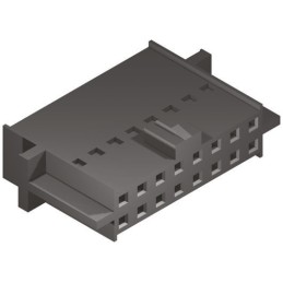 100 pcs - Molex, C-Grid III Female Connector Housing, 2.54mm Pitch, 40 Way, 2 Row