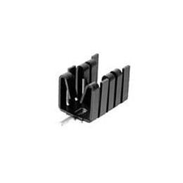 1 pcs : 576802B03900G - Heat Sinks Plug-In Heat Sink for TO-220, TO-262, Vertical, Black, 19.05x12.7x12.70mm