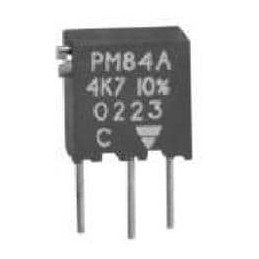 1 pcs : T6YA103KT20 - Trimmer Resistors - Through Hole .25watt 10Kohm 10% MULTI TURN