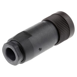 1 pcs - Binder Circular Connector, 7 Contacts, Cable Mount, Socket, Female, IP67, 693 Series
