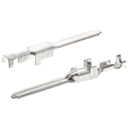 100 pcs - TE Connectivity Dynamic 3000 Series Male Crimp Terminal, 28AWG Min, 24AWG Max