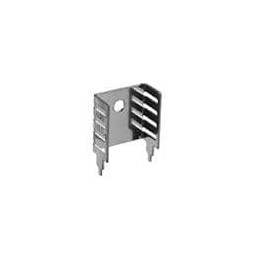 1 pcs : 7173DG - Heat Sinks Channel Heat Sink+2 Tab, TO220, Copper, Vertical, 25.8 C/W, 2.54mm Hole