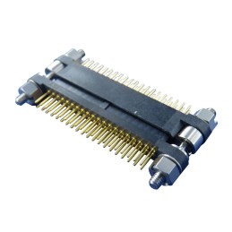 1 pcs - Amphenol Socapex MHDAS Series Right Angle PCB Header, 8 Contact(s), 1.27mm Pitch, 2 Row(s), Shrouded