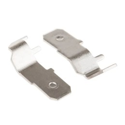 100 pcs - RS PRO Uninsulated Crimp Blade Terminal 22.7mm Blade Length