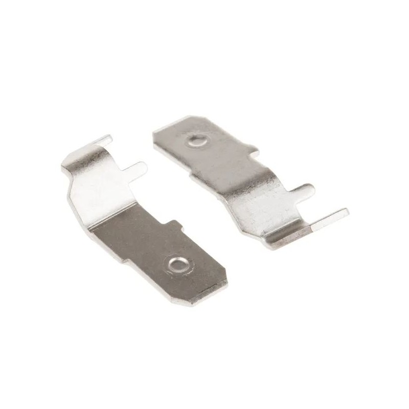 100 pcs - RS PRO Uninsulated Crimp Blade Terminal 22.7mm Blade Length