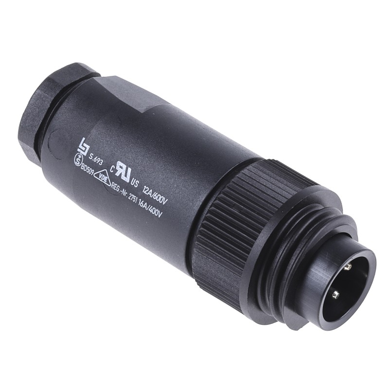 50 pcs - binder Circular Connector, 4 Contacts, Cable Mount, Plug, Male, IP67, 693 Series