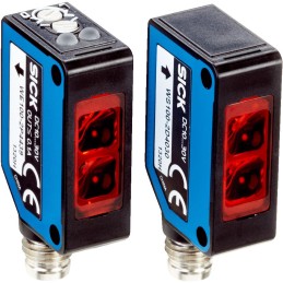 1 pcs - Sick Through Beam Photoelectric Sensor, Rectangular Sensor, 0 - 33000 mm Detection Range