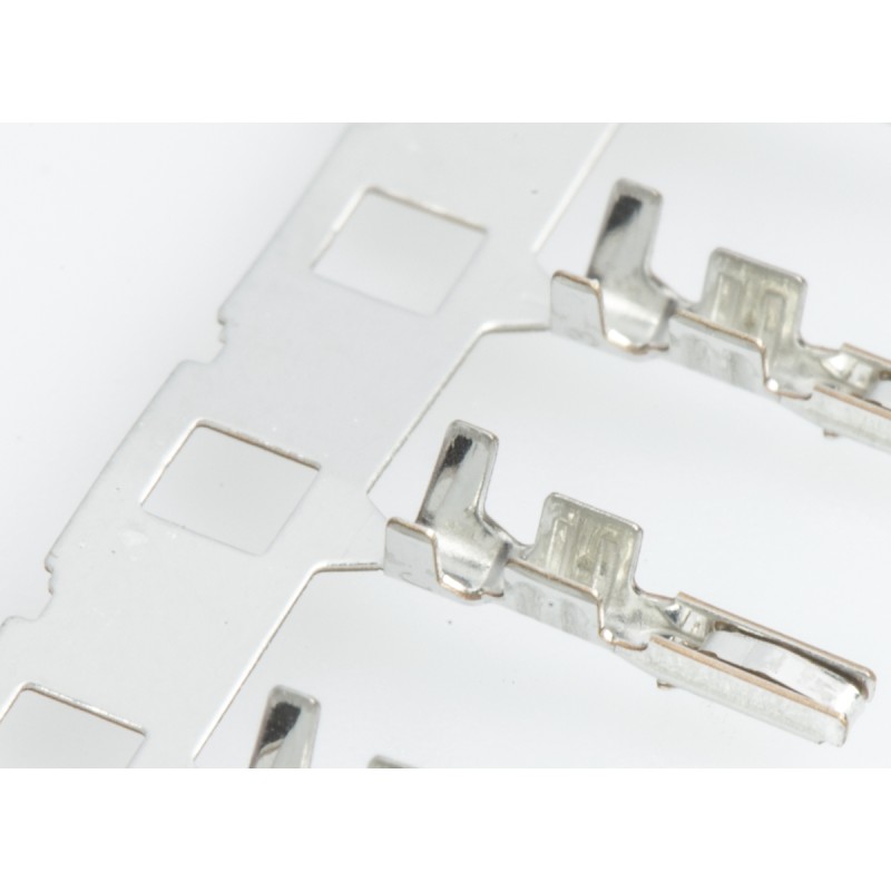 100 pcs - JST ZE Series Female Crimp Terminal, 28AWG Min, 24AWG Max