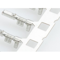 100 pcs - JST ZE Series Female Crimp Terminal, 28AWG Min, 24AWG Max