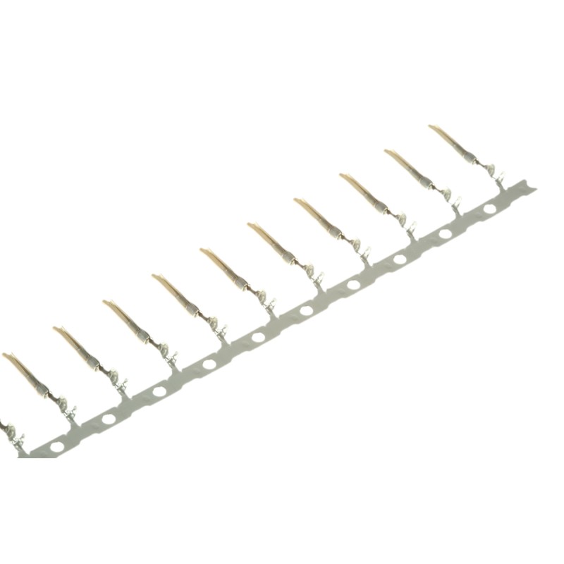 100 pcs - Amphenol, L17RR Series, Female Crimp D-sub Connector Contact, Gold over Nickel, 24 - 20 AWG