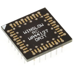 1 pcs - Winslow Straight Through Hole Mount 1.27 mm, 2.54 mm Pitch IC Socket Adapter, 52 Pin Female PLCC to 52 Pin Male PGA
