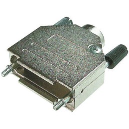 15 pcs - ASSMANN WSW AMET Series Zinc D Sub Backshell, 37 Way, Strain Relief