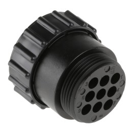 1 pcs - TE Connectivity Circular Connector, 9 Contacts, Cable Mount, Plug, Male, CPC Series 1 Series