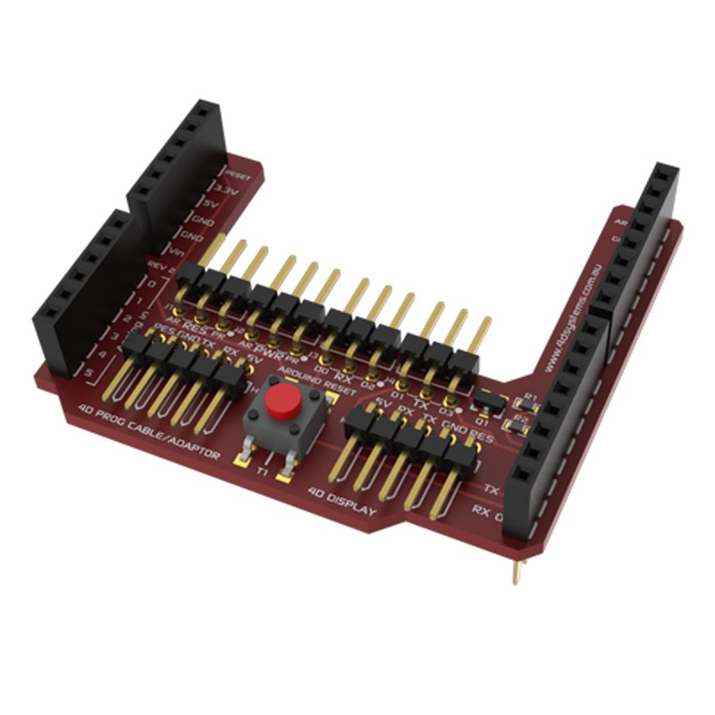 1 pcs - 4D Systems, 4D Adaptor Shield II