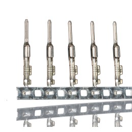 100 pcs - Molex MX150 Series Male Crimp Terminal, 22AWG Min, 18AWG Max