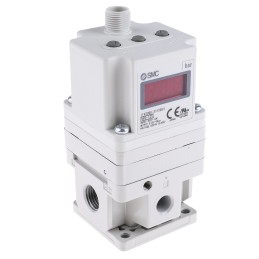 1 pcs - SMC G 1/4 Pneumatic Regulator - 0.005MPa to 0.9MPa, 1/4in, 1MPa max. input