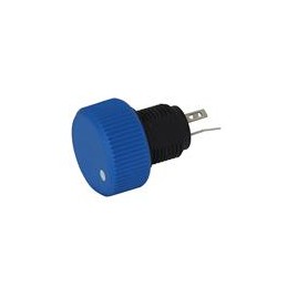1 pcs : P16BP101MAB15 - Potentiometers 100ohms 20% Linear Plastic Blue