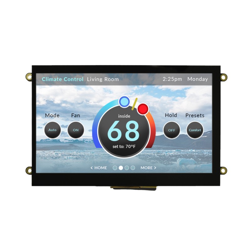 1 pcs - NEWHAVEN DISPLAY INTERNATIONAL NHD-7.0-HDMI-N-RSXV-CTU TFT LCD Colour Display / Touch Screen, 7in, 800 x 480pixels