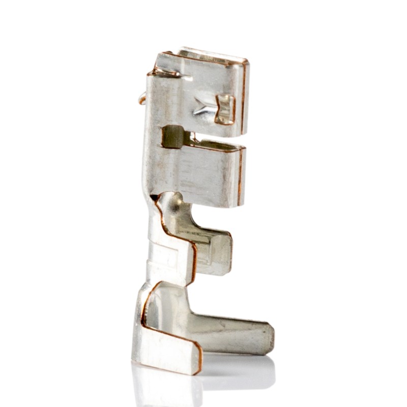 100 pcs - Molex MicroClasp Series Female Crimp Terminal, 26AWG Min, 22AWG Max