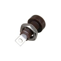 1 pcs : 108-0908-001 - Test Plugs & Test Jacks BANANA JACK BROWN