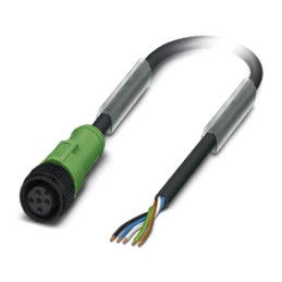 1 pcs - Phoenix Contact Female 5 way M12 to Sensor Actuator Cable, 3m