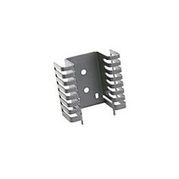 1 pcs : 7023BG - Heat Sinks Channel Style Heat Sink for TO-220, Folded Back Fins, Vertical, 4.4 Degree C/W