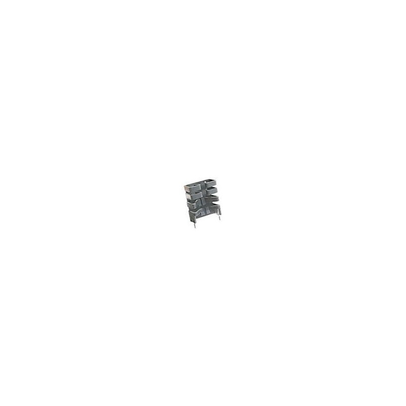 1 pcs : 566010B03400G - Heat Sinks Plug-In Heat Sink for SIPS, Vertical, 11.5 Degree C/W, 2.39mm Hole, Solder Tabs
